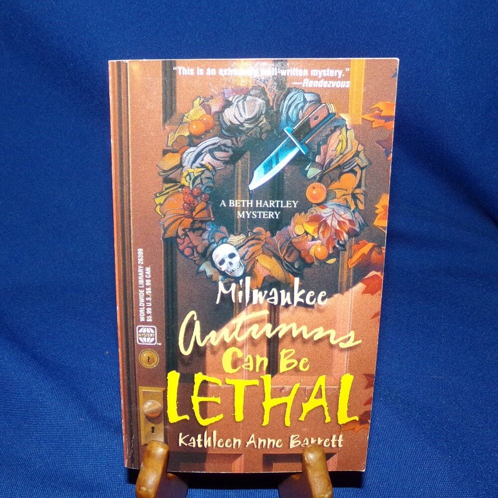 Vintage Paperback Book - Milwaukee Autumns Can Be Lethal by Kathleen Barrett